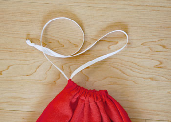 DIY upcycled produce bag