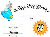 Toothfairy certificate
