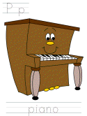 piano tracer pages