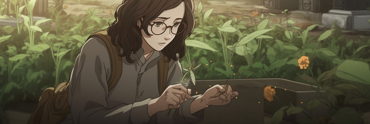 Leanne exploring nature