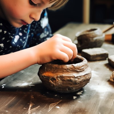 making a pinch pot