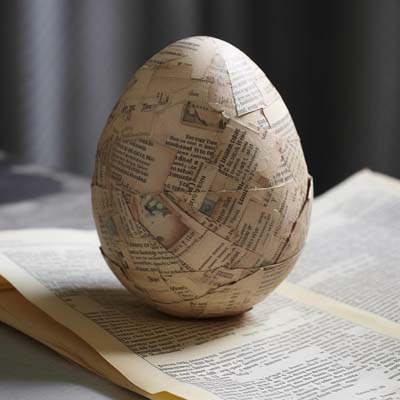 Paper Mache Egg