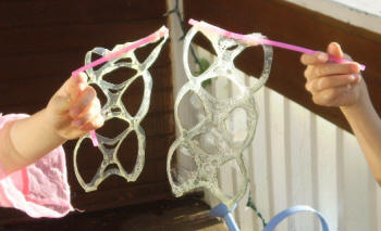 Homemade Bubble and Bubble Blowers