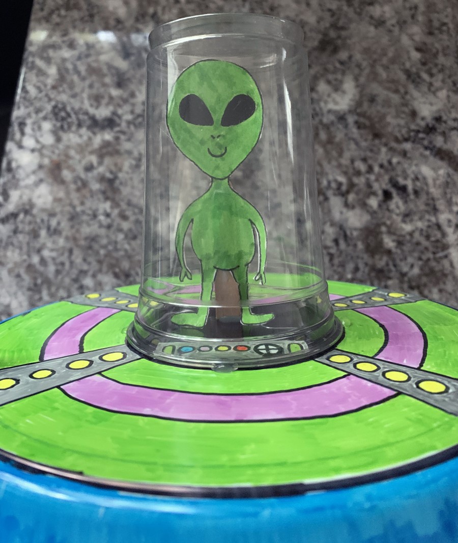 space explorer paper plate craft