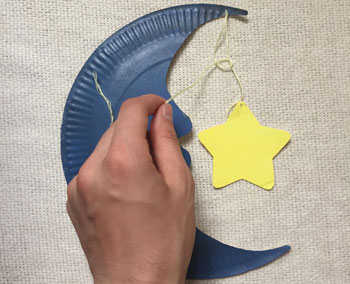 Moon Paper Plate Craft