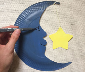 Moon Paper Plate Craft