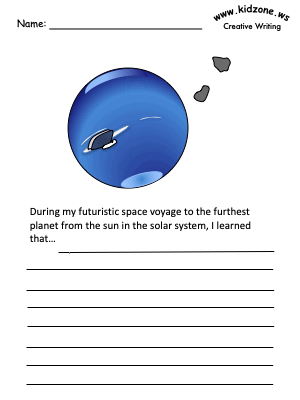 neptune writing prompt