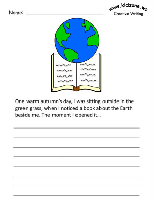 earth writing prompts