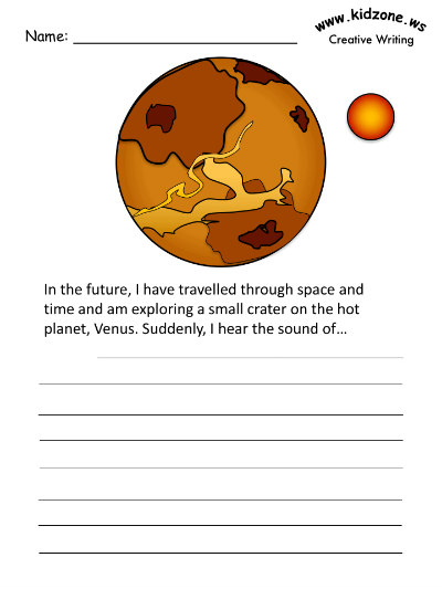 Venus writing prompt