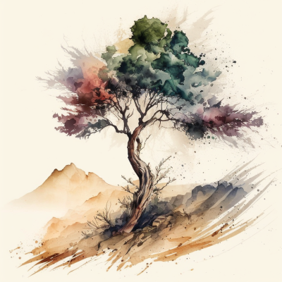 rainbow tree
