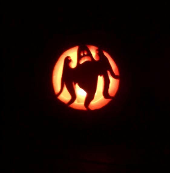 Ghost Pumpkin Carving