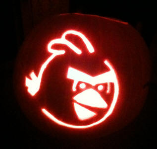 Angry Birds Pumpkin Carving Fan Art