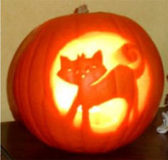 Cat Pumkin Carving
