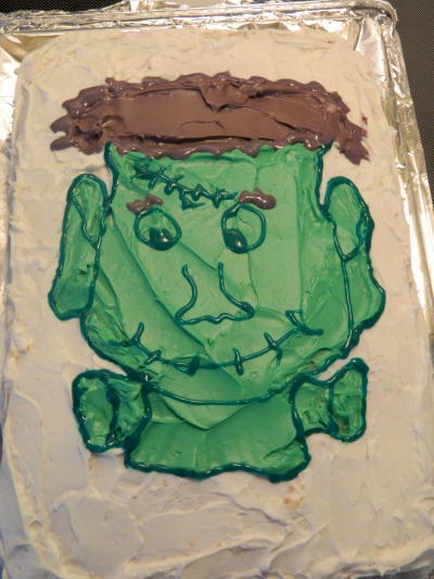 Frankenstein Cake
