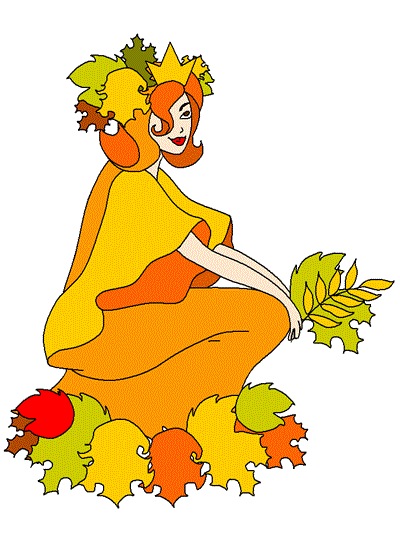 autumn queen coloring page