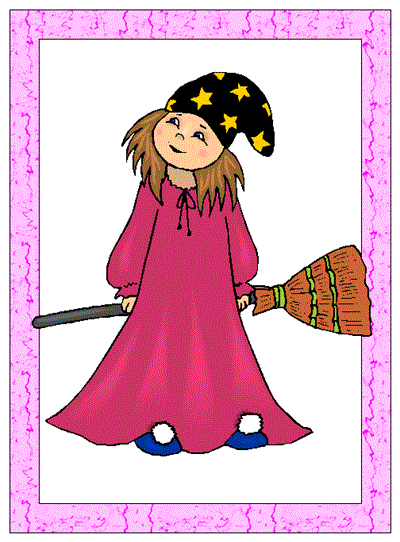 girl wizard printable coloring page