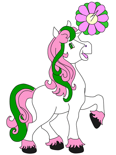 spring unicorn printable poster