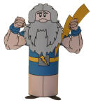 Zeus Toilet Paper Roll Craft