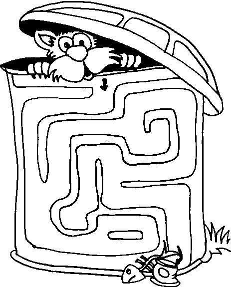 garbage maze