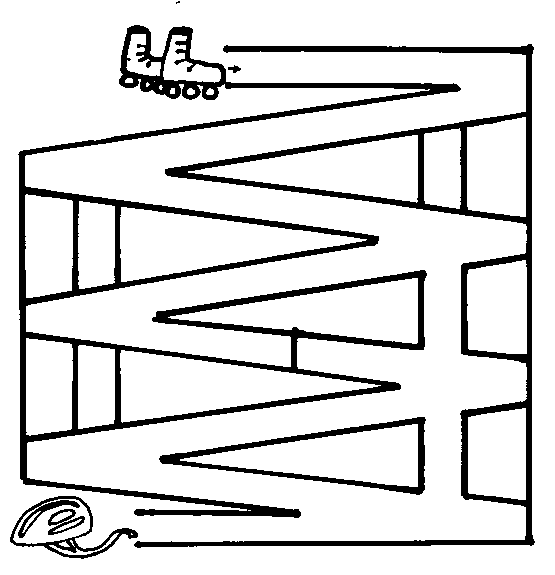 rollerblades maze