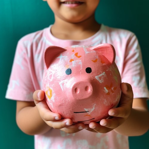 DIY Cute Piggy Bank to Teach Kids About Finances and Sustainability