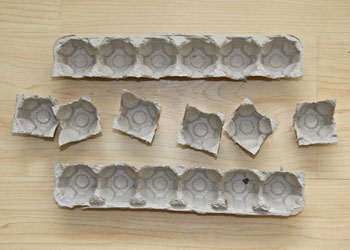 egg carton mini pies
