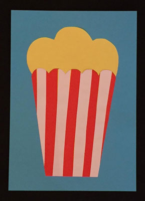  Pattern Practice Popcorn Craft
