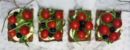 Vegetable Flatbread Pizzas
