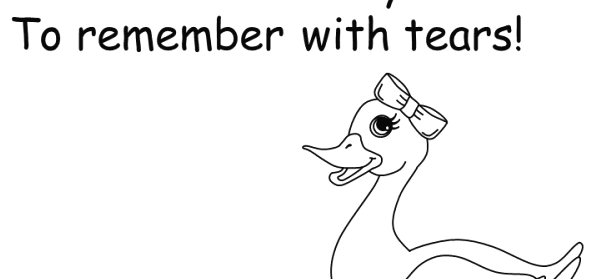 Comic Sans Printable Poetry Coloring Page