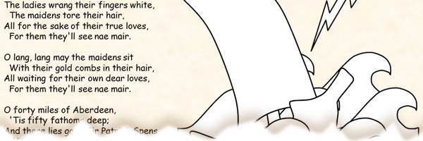 Comic Sans Printable Poetry Coloring Page