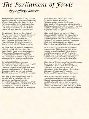 Parliament of Fowls by Geoffrey Chaucer