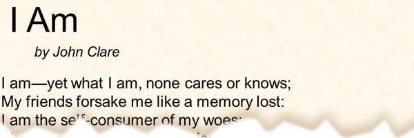 printable poetry template in Arial font