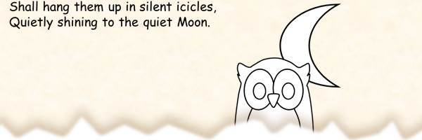 Comic Sans Printable Poetry Coloring Page