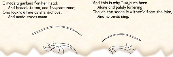 Comic Sans Printable Poetry Coloring Page