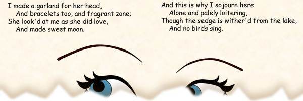 printable poetry template in Comic Sans font