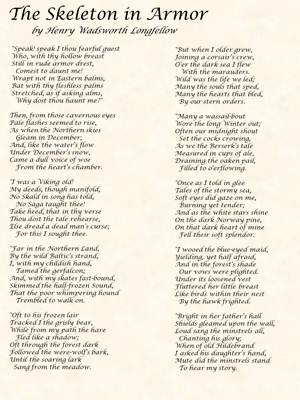 The Skeleton in Armor by Henry Wadsworth Longfellow