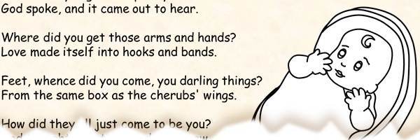 Comic Sans Printable Poetry Coloring Page