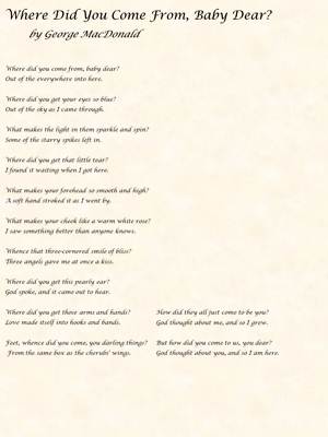 Where Did You Come From, Baby Dear? by George MacDonald