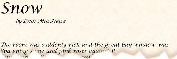 printable poetry template in Calligraphy font