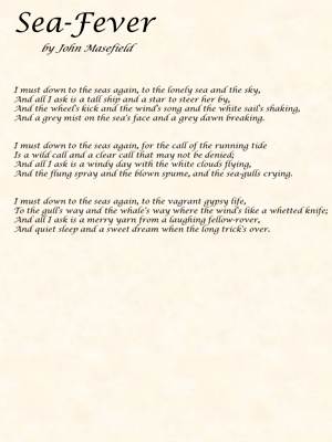 Sea-Fever by John Masefield