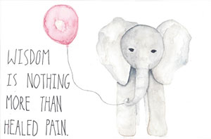 Wisdom is nothing more than healed pain.