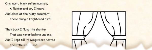 Comic Sans Printable Poetry Coloring Page