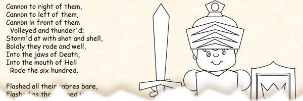 Comic Sans Printable Poetry Coloring Page