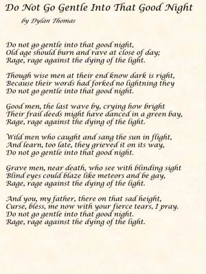 dylan thomas poem on his birthday