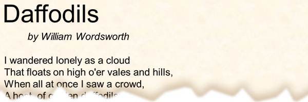 printable poetry template in Arial font
