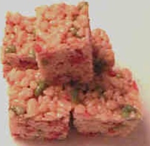 Holiday Rice Krispie Cake