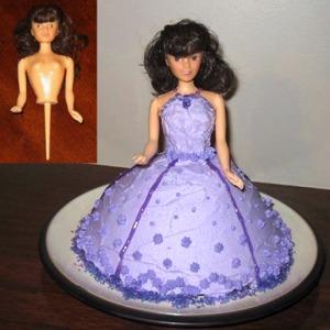 Princess dress cake