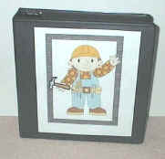 decorated poster binder