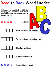 Back to School Word Ladder