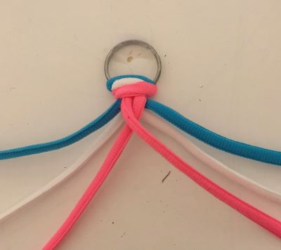 Shoelace Keychain Craft